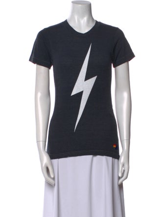 Aviator Nation Graphic Print Crew Neck T-Shirt