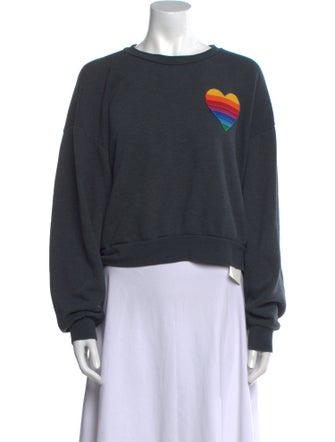 Aviator Nation Graphic Print Crew Neck Sweatshirt