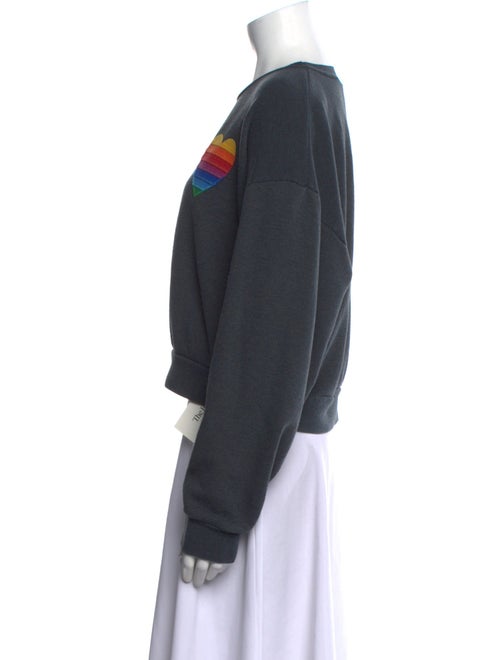 Aviator Nation Graphic Print Crew Neck Sweatshirt