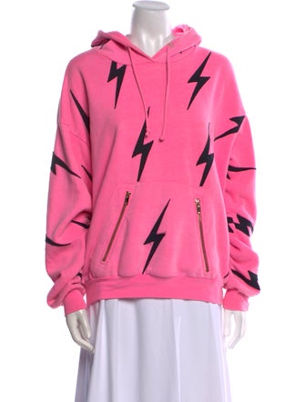 Aviator Nation Printed Crew Neck Sweatshirt