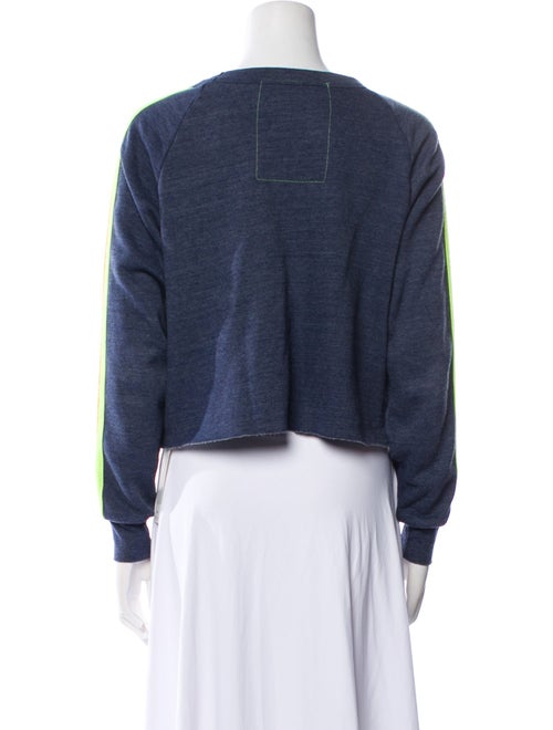 Aviator Nation Printed Scoop Neck Sweatshirt