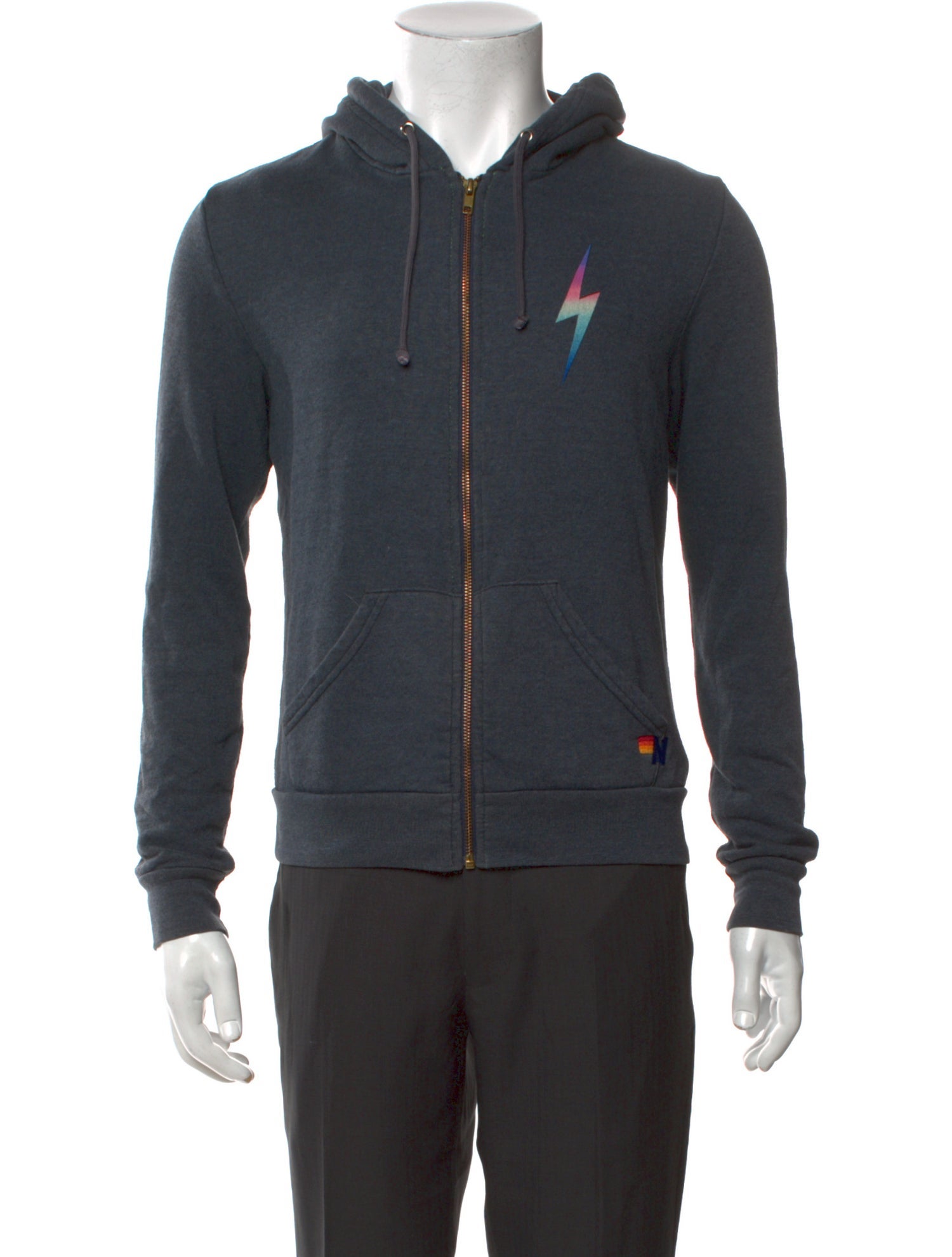 Aviator Nation Graphic Print Crew Neck Hoodie