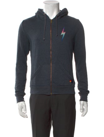 Aviator Nation Graphic Print Crew Neck Hoodie