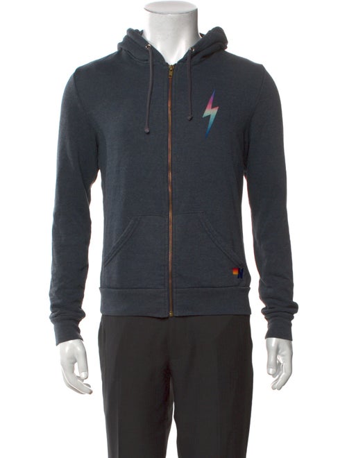 Aviator Nation Graphic Print Crew Neck Hoodie