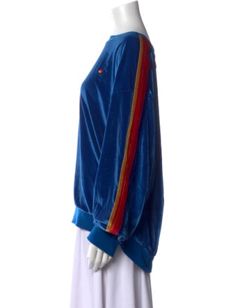 Aviator Nation Bateau Neckline Long Sleeve Blouse