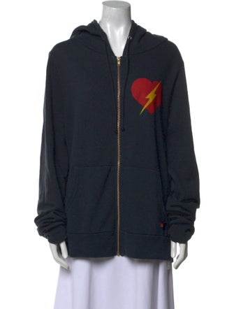 Aviator Nation Graphic Print Crew Neck Sweatshirt