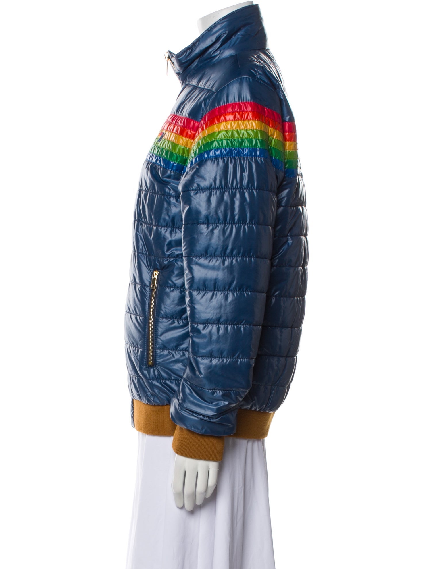 Aviator Nation Nylon Striped Jacket w/ Tags