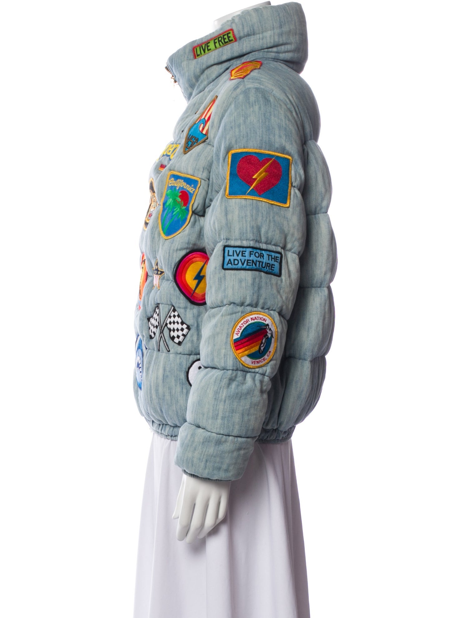 Aviator Nation Down Printed Jacket