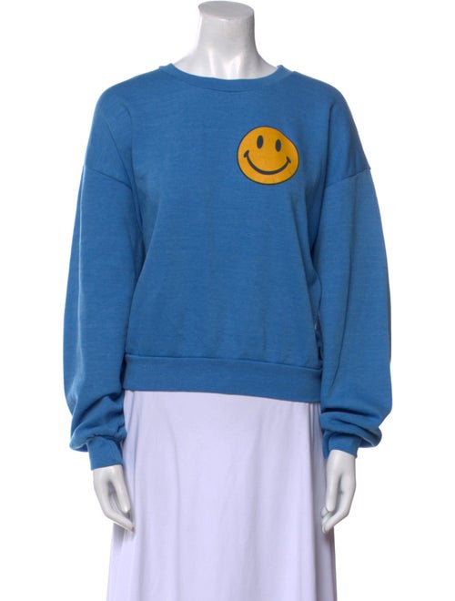 Aviator Nation Graphic Print Crew Neck Sweatshirt