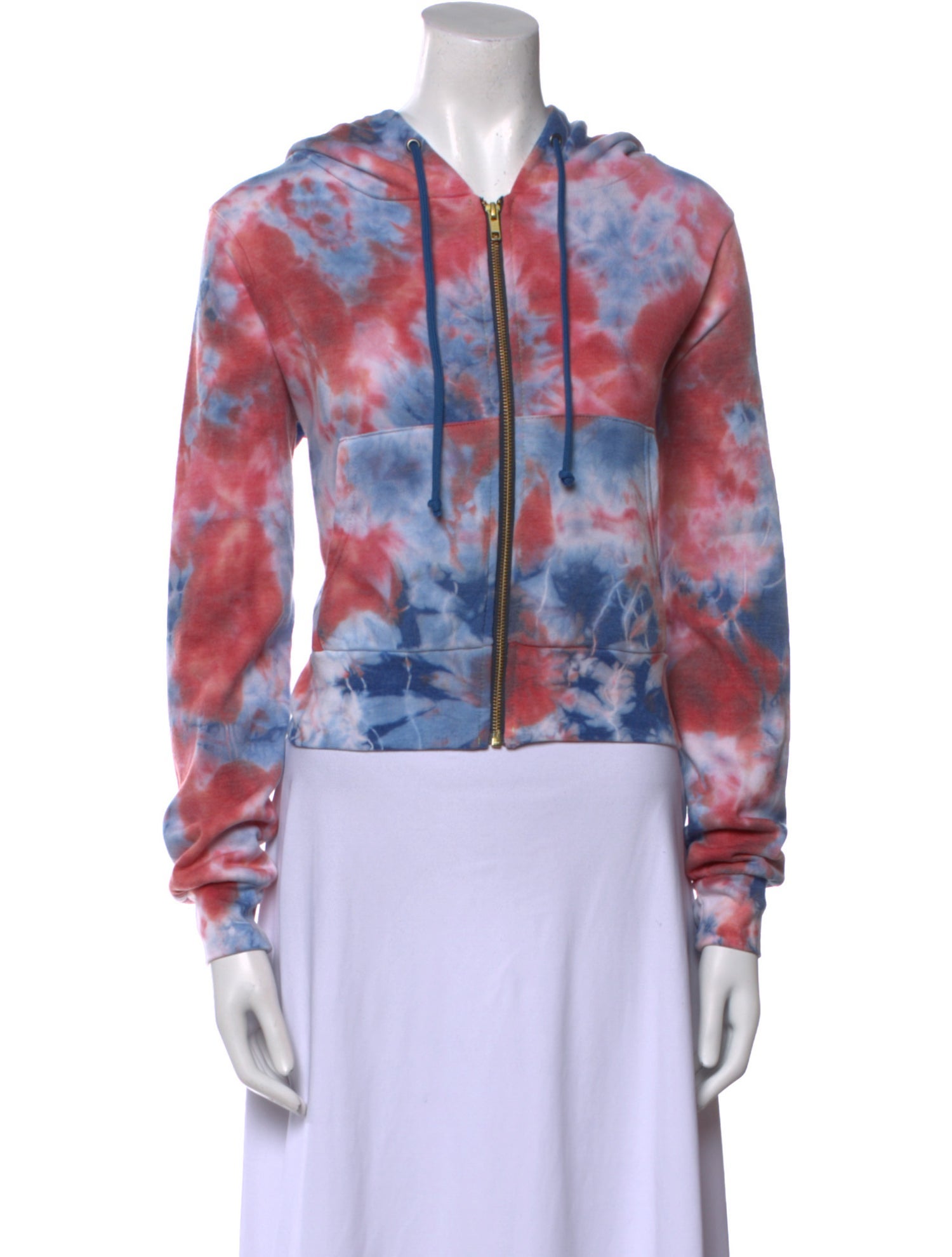 Aviator Nation Tie-Dye Print Crew Neck Sweatshirt