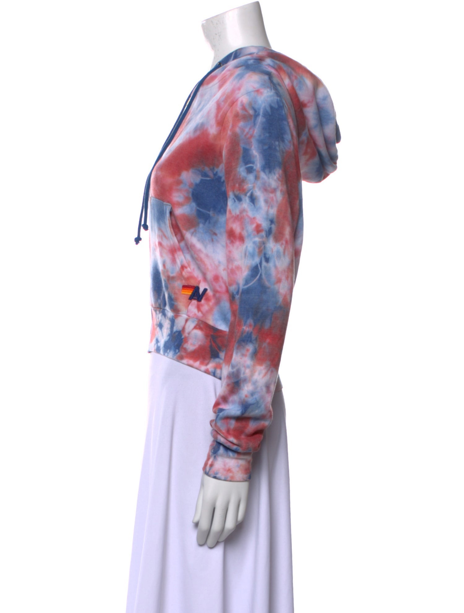 Aviator Nation Tie-Dye Print Crew Neck Sweatshirt