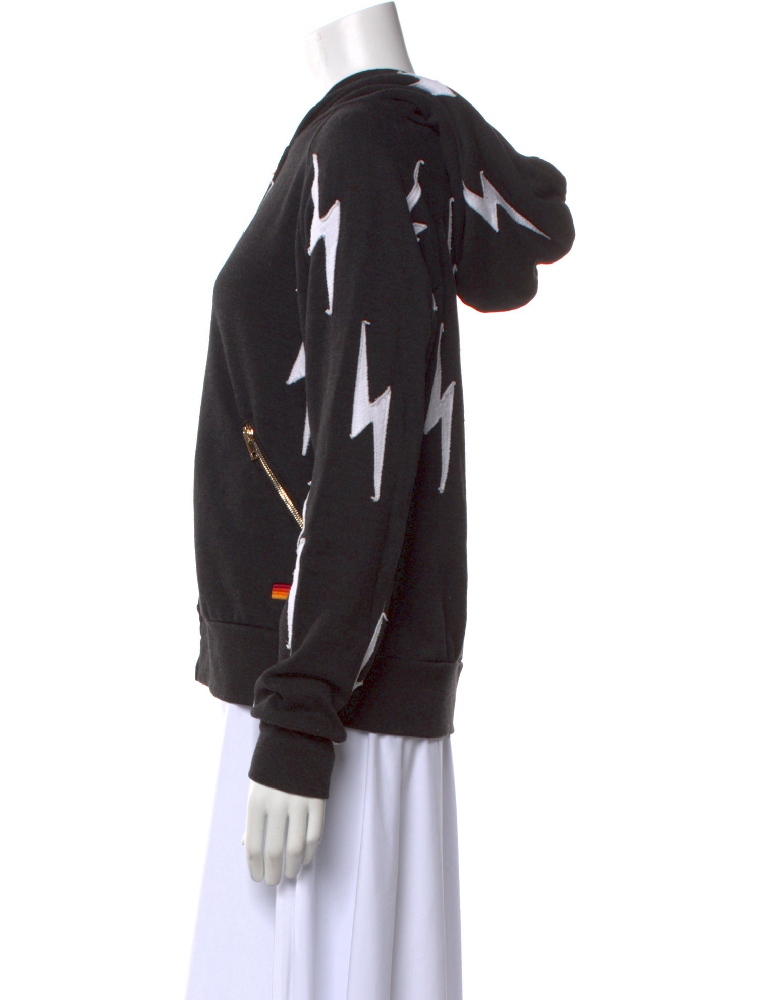 Aviator Nation Printed Mock Neck Sweater