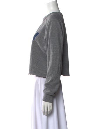 Aviator Nation Graphic Print Crew Neck Sweatshirt