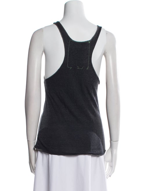 Aviator Nation Graphic Print Scoop Neck Top