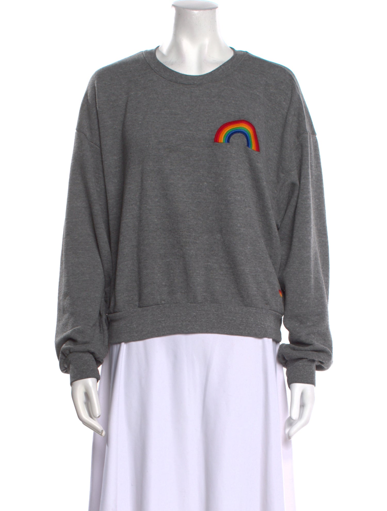 Aviator Nation Graphic Print Crew Neck Sweater