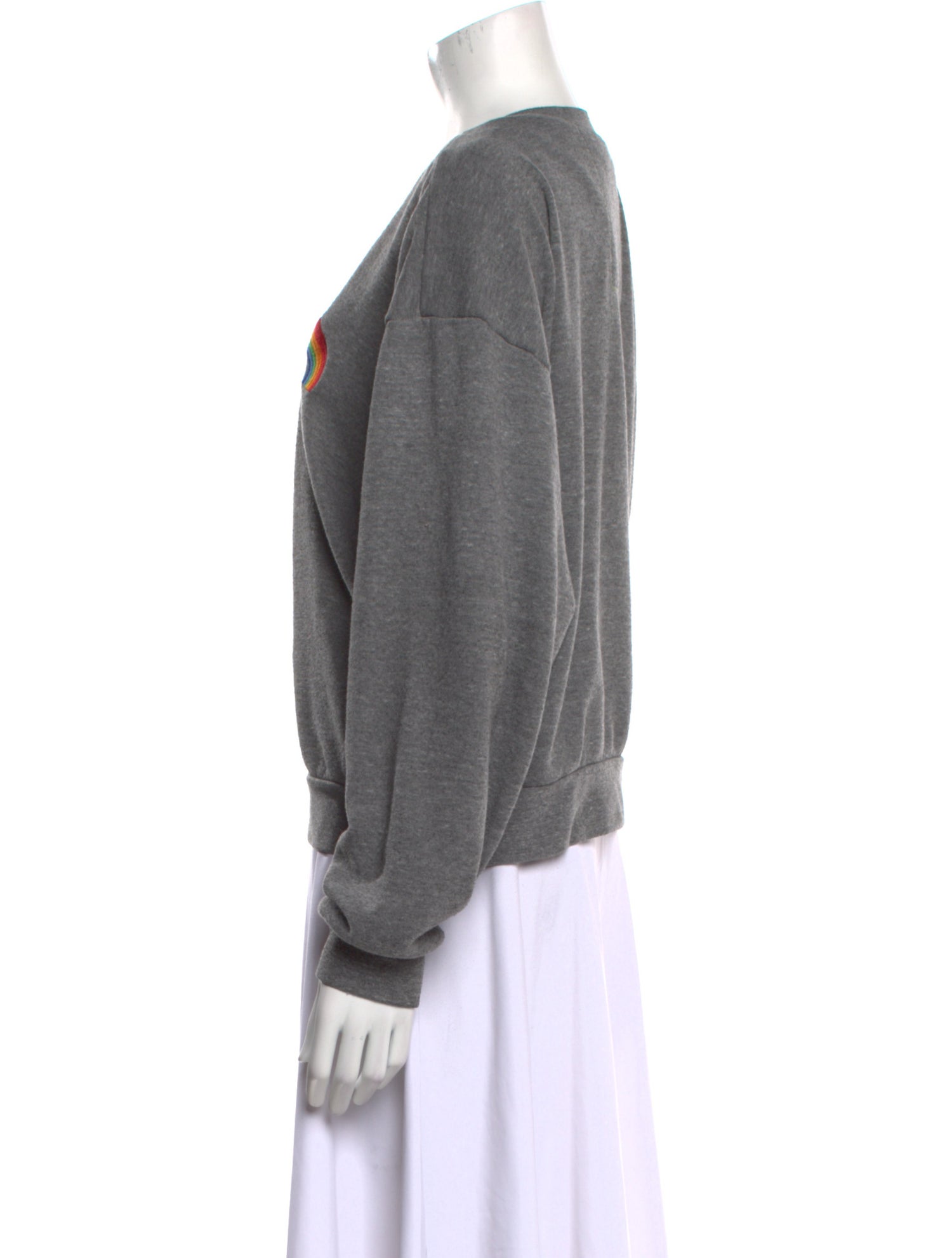 Aviator Nation Graphic Print Crew Neck Sweater