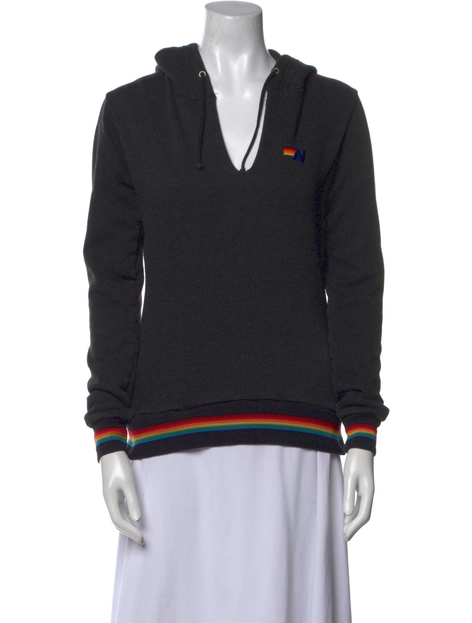 Aviator Nation V-Neck Long Sleeve Sweatshirt