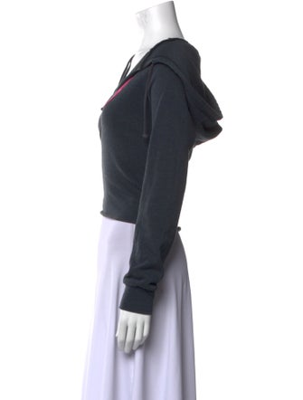 Aviator Nation Printed V-Neck Sweatshirt