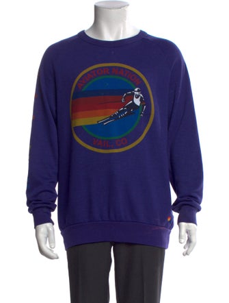 Aviator Nation Graphic Print Crew Neck Sweatshirt
