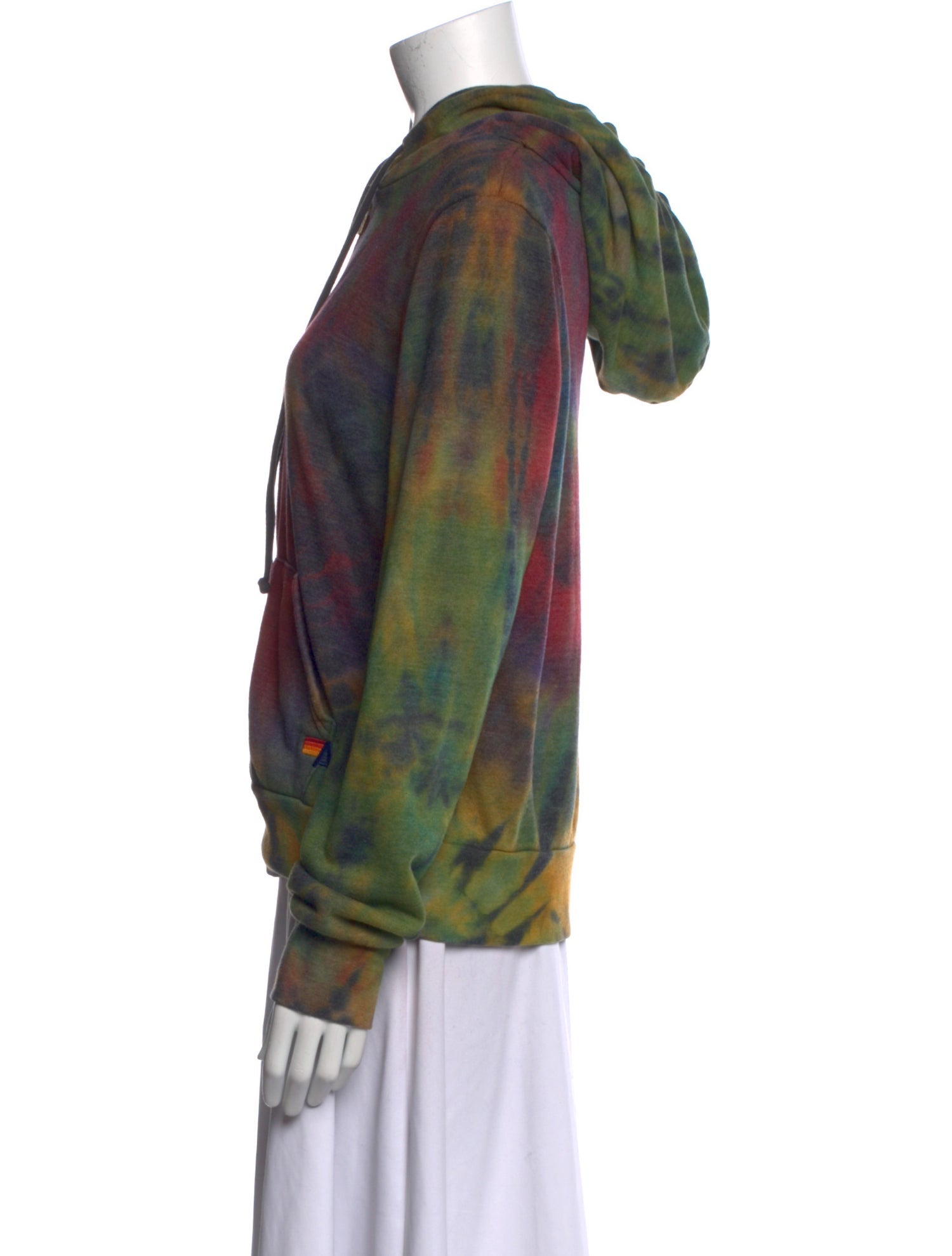 Aviator Nation Tie-Dye Print Crew Neck Sweatshirt