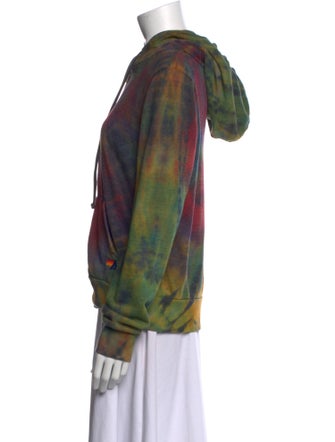 Aviator Nation Tie-Dye Print Crew Neck Sweatshirt