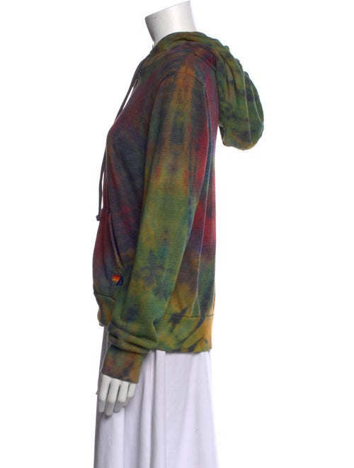 Aviator Nation Tie-Dye Print Crew Neck Sweatshirt