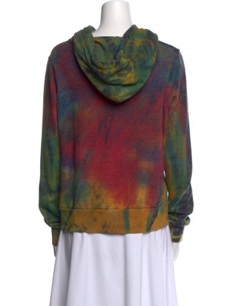 Aviator Nation Tie-Dye Print Crew Neck Sweatshirt