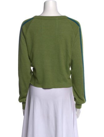 Aviator Nation Graphic Print Scoop Neck Sweatshirt