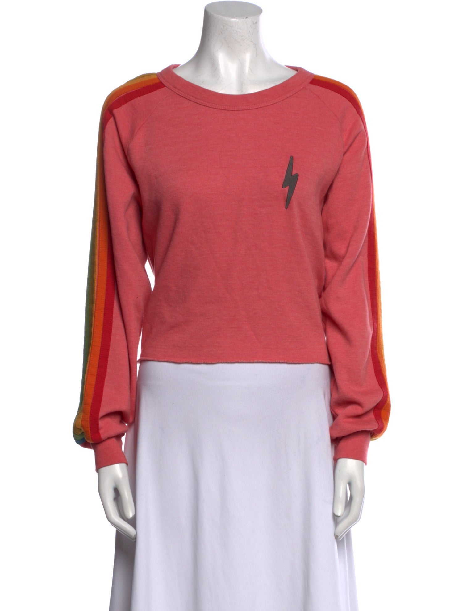 Aviator Nation Scoop Neck Long Sleeve Sweatshirt