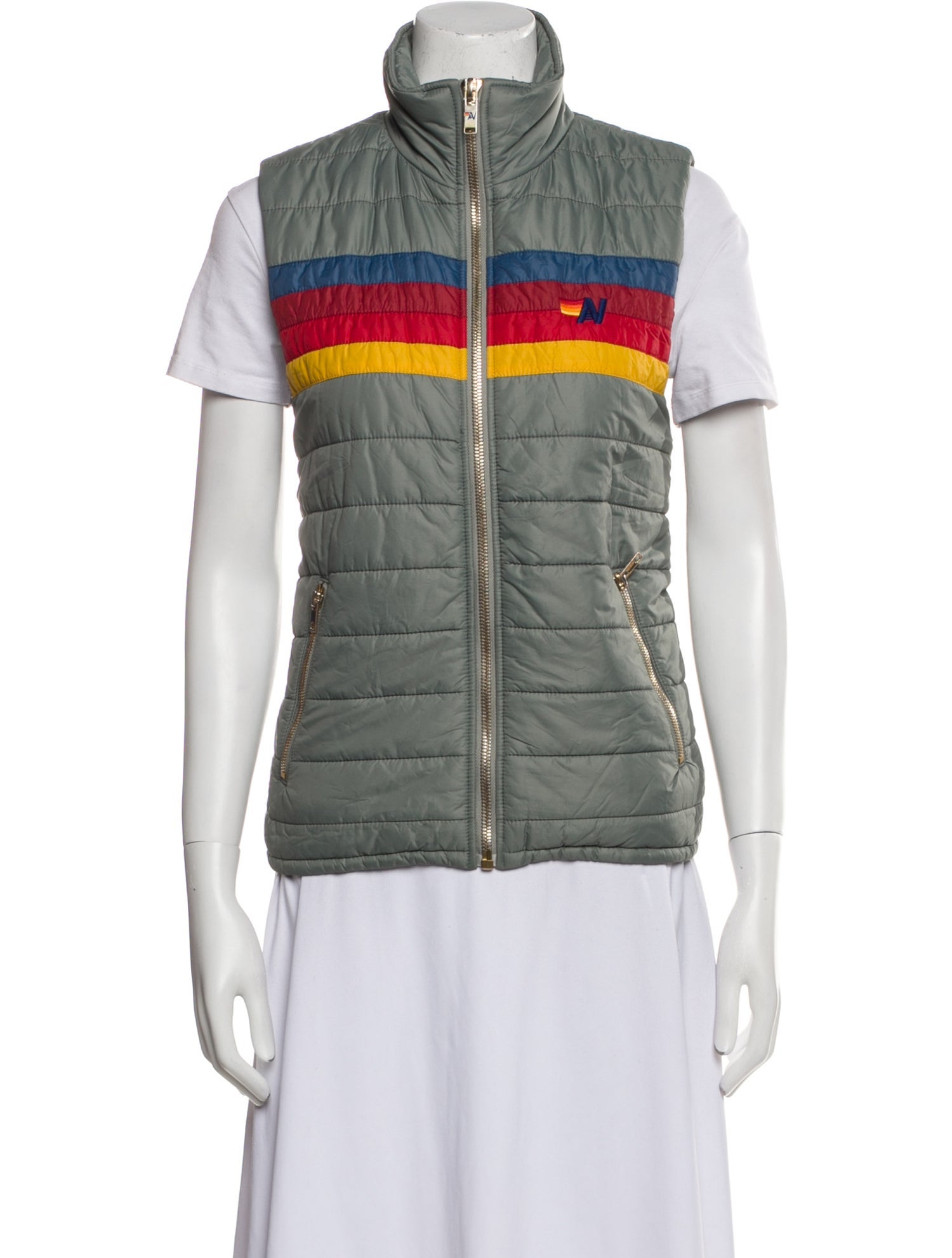 Aviator Nation Nylon Striped Vest
