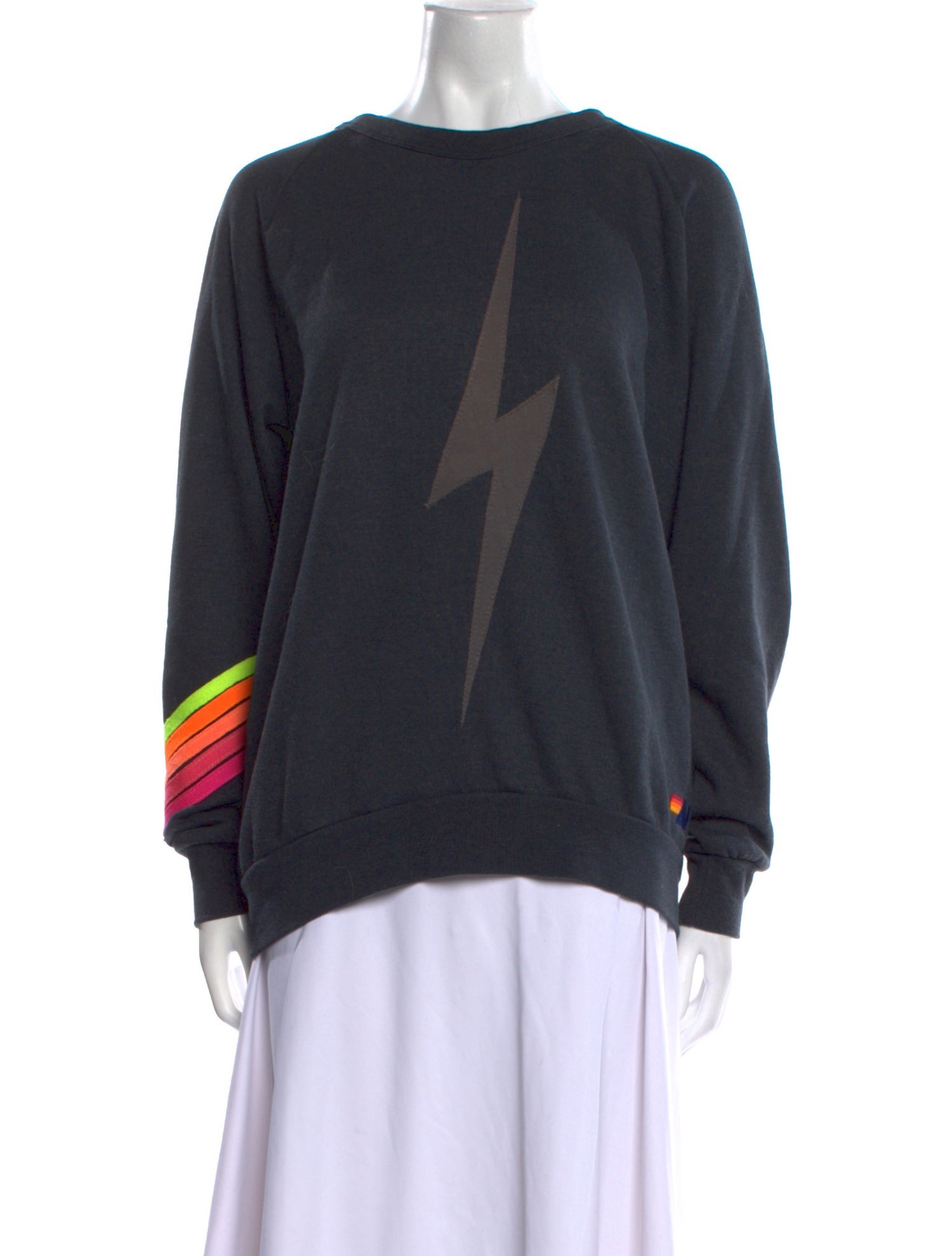 Aviator Nation Graphic Print Crew Neck Sweatshirt