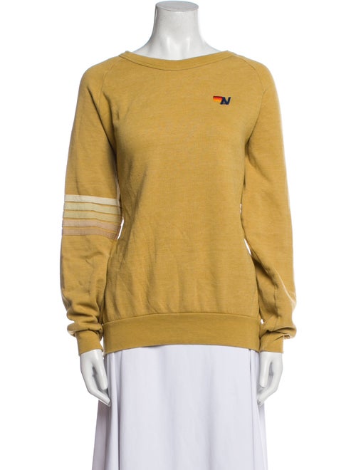 Aviator Nation Bateau Neckline Long Sleeve Sweatshirt