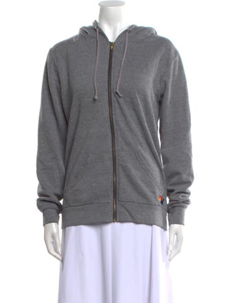 Aviator Nation V-Neck Long Sleeve Sweatshirt