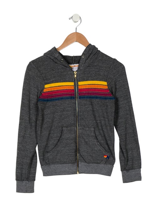 Aviator Nation Girls' Long Sleeve Zip Hoodie