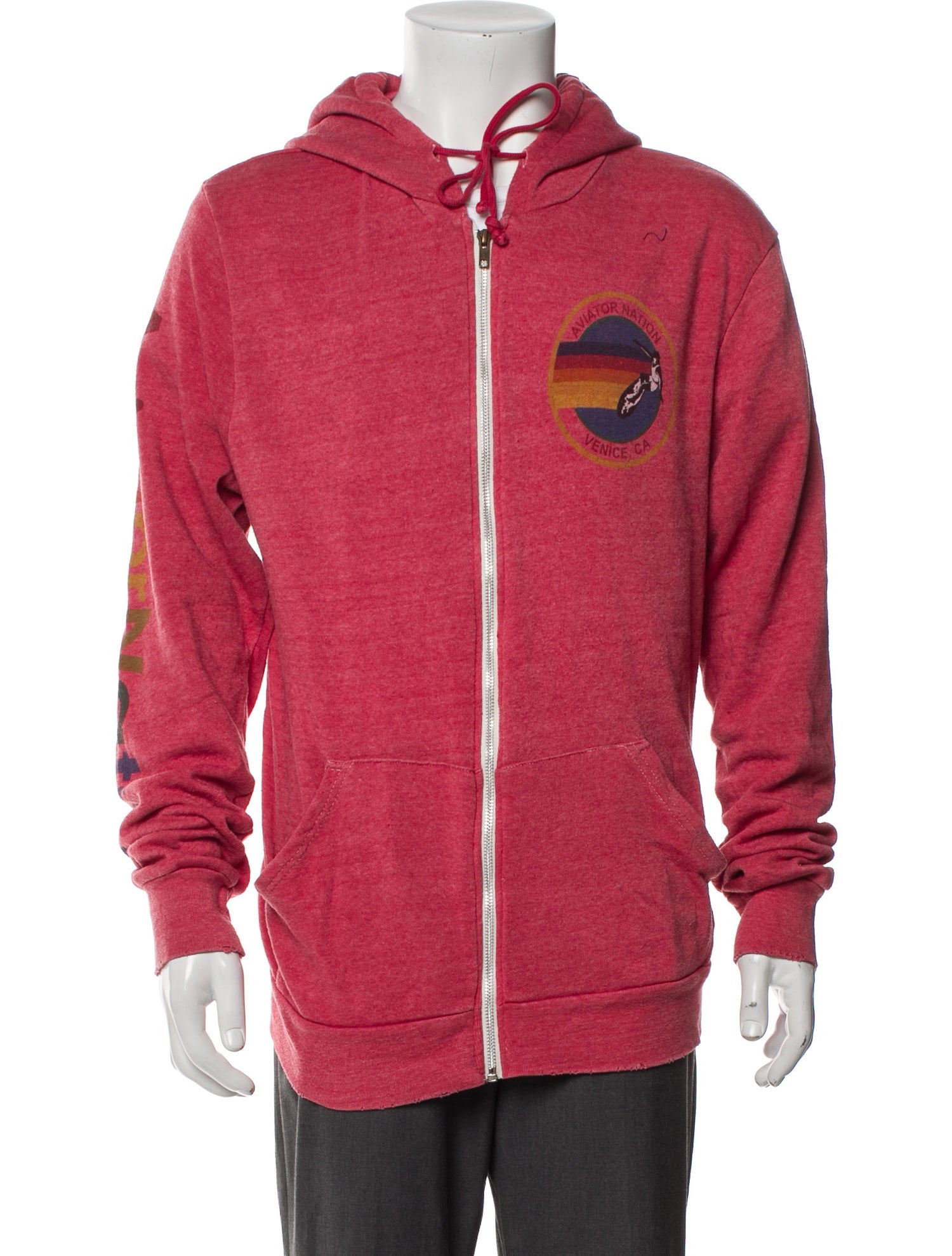 Aviator Nation Embroidered Accent Pajama Top