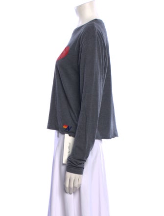 Aviator Nation Graphic Print Crew Neck Sweatshirt