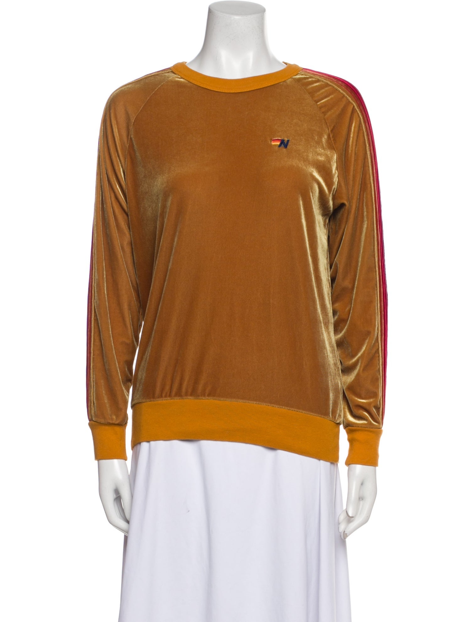 Aviator Nation Scoop Neck Long Sleeve Sweatshirt