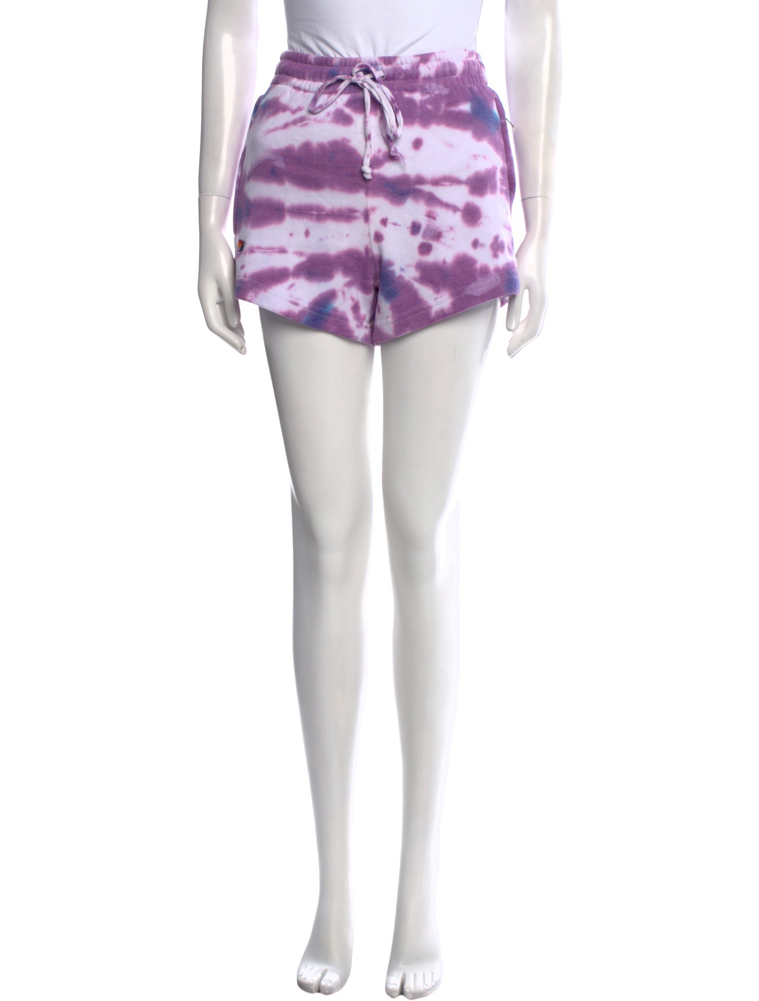 Aviator Nation Tie-Dye Print Mini Shorts