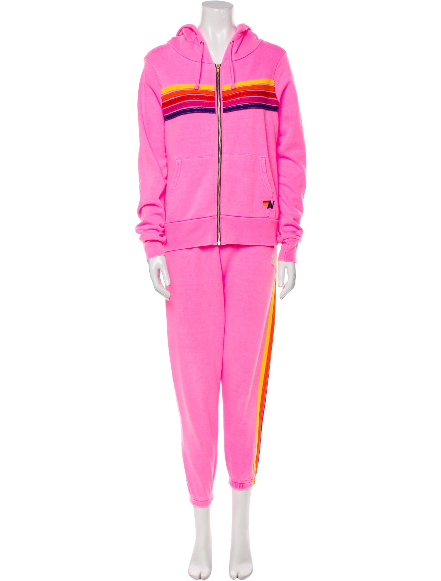 Aviator Nation Striped Embroidered Accent Set