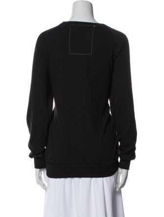 Aviator Nation Scoop Neck Long Sleeve Sweatshirt