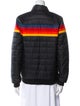 Aviator Nation Striped Bomber Jacket