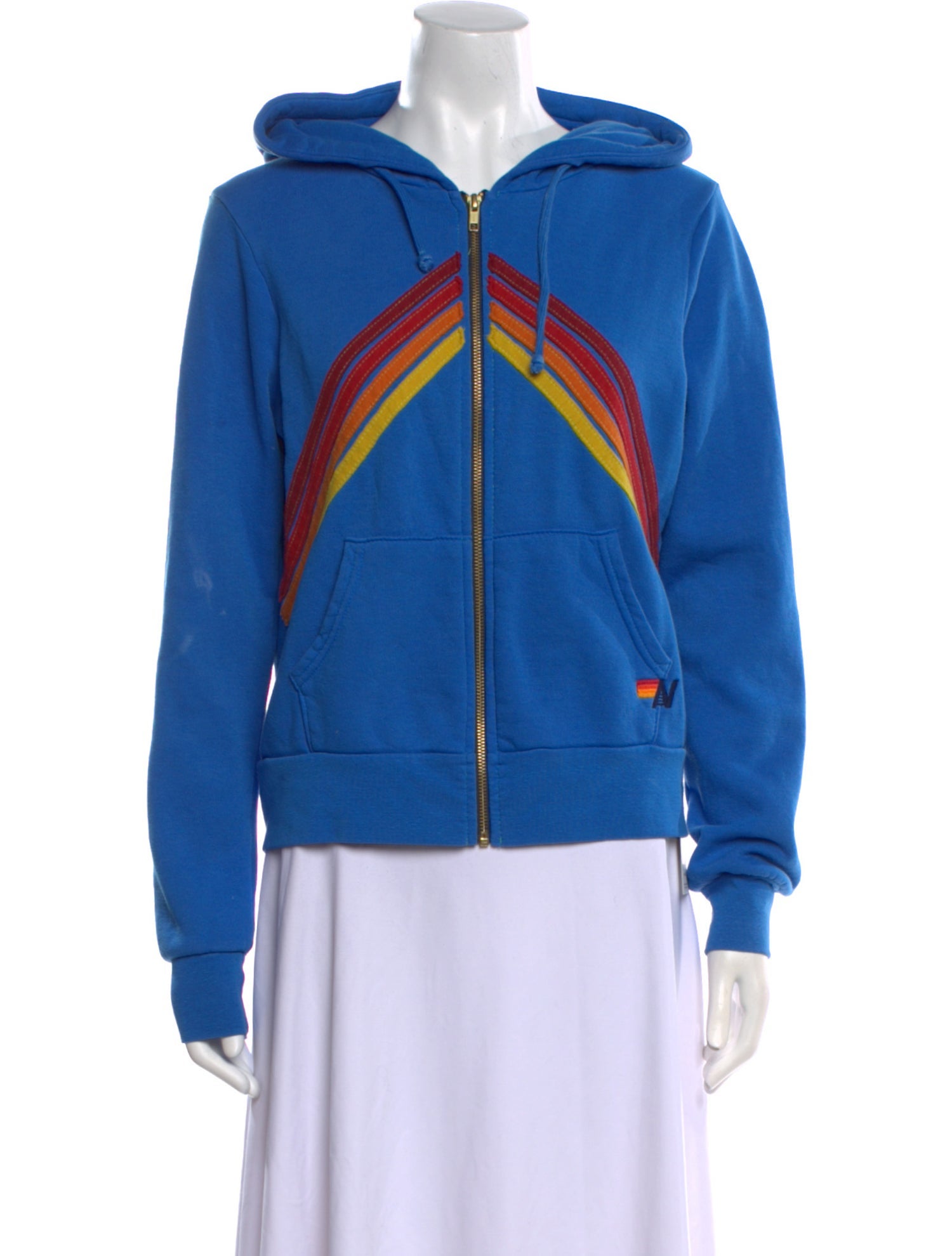 Aviator Nation V-Neck Long Sleeve Sweatshirt