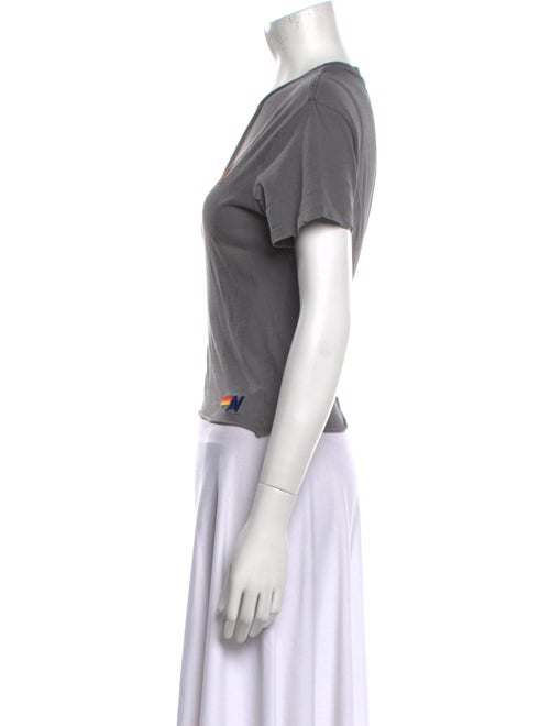 Aviator Nation Graphic Print Crew Neck T-Shirt