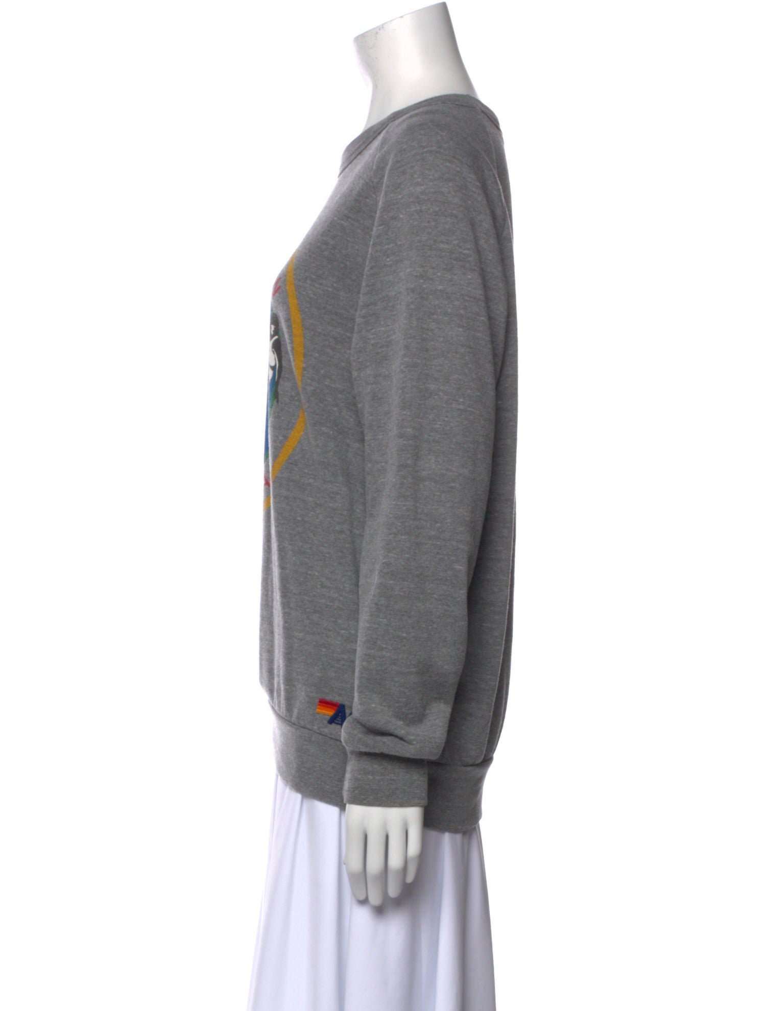 Aviator Nation Graphic Print Crew Neck Sweatshirt