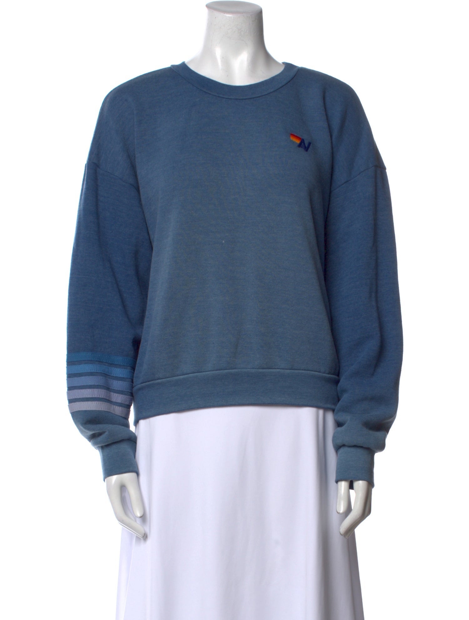 Aviator Nation Crew Neck Long Sleeve Sweatshirt