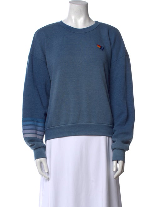 Aviator Nation Crew Neck Long Sleeve Sweatshirt