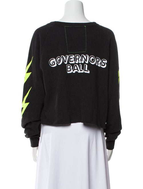 Aviator Nation Graphic Print Scoop Neck Sweatshirt