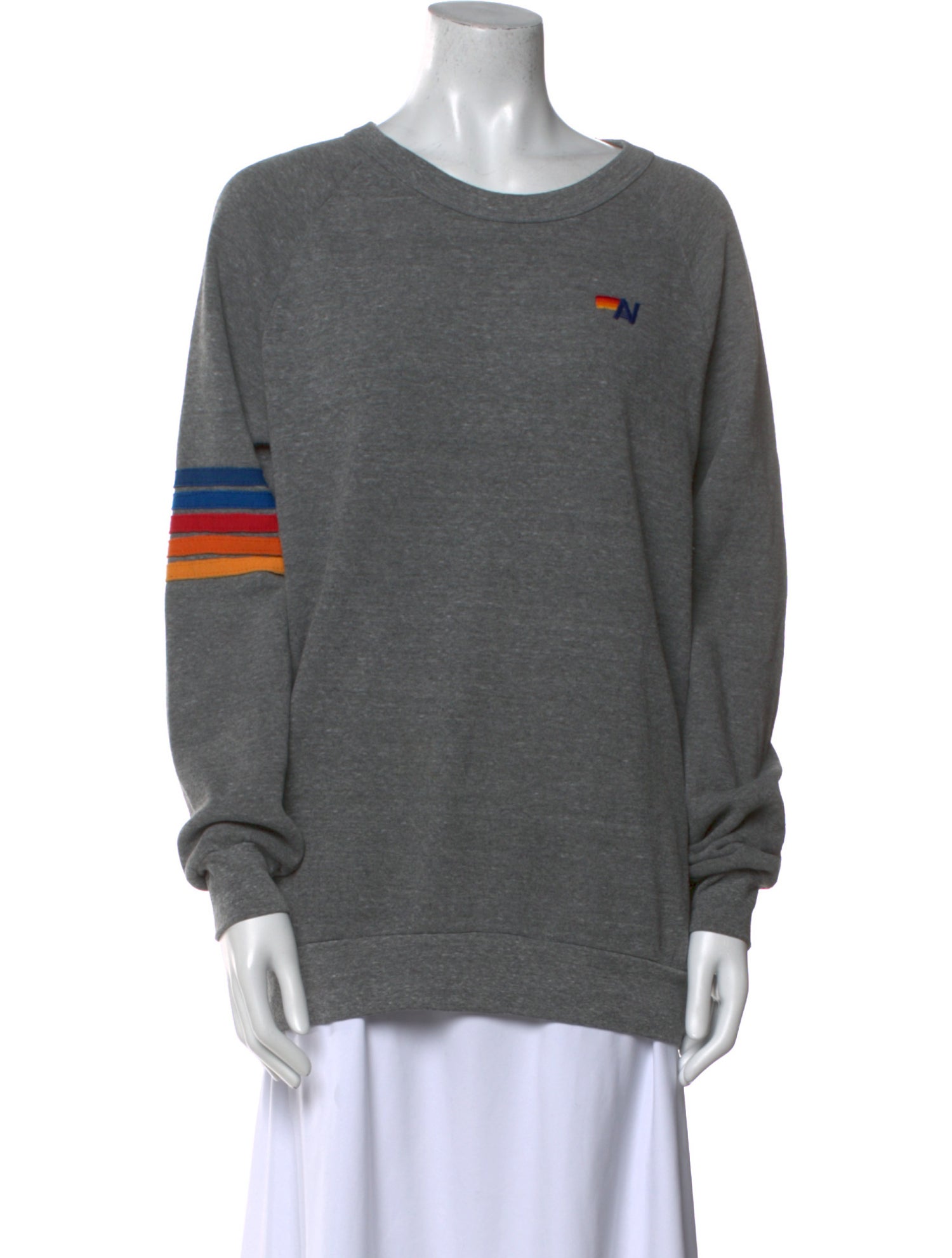 Aviator Nation Graphic Print Crew Neck Sweatshirt