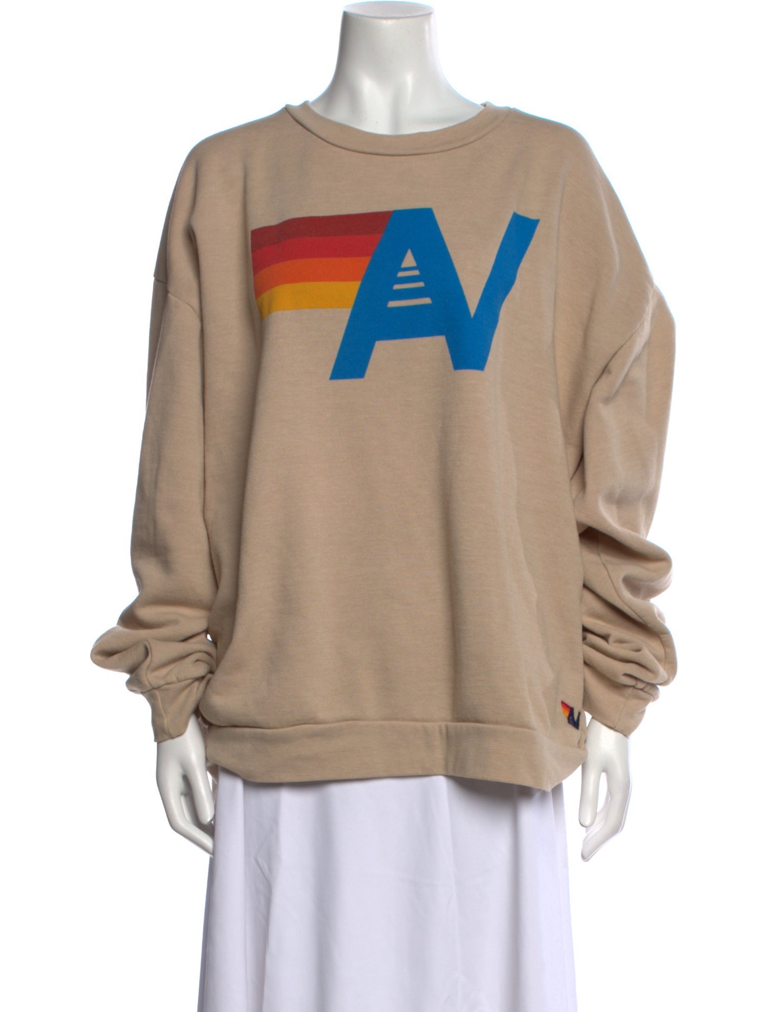 Aviator Nation Graphic Print Crew Neck Sweatshirt