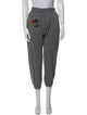 Aviator Nation Graphic Print Embroidered Accent Sweatpants